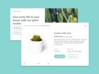 Cactaceae Free UI kit